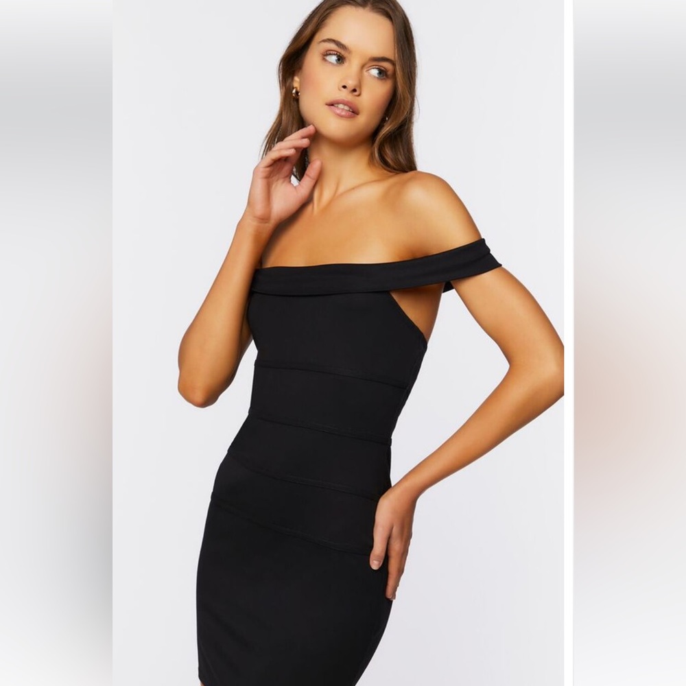 Off-the-Shoulder Cutout Mini Dress💥